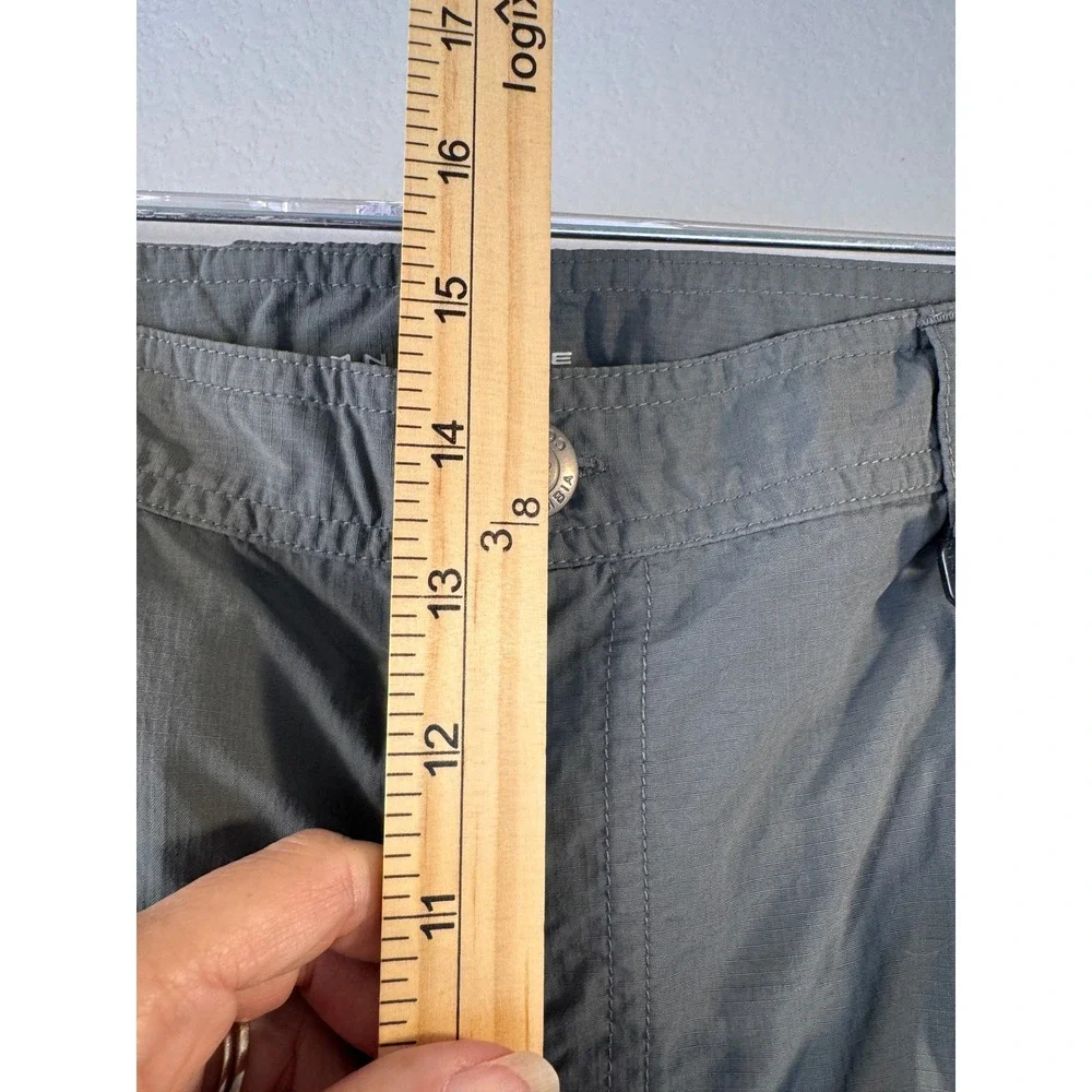 Columbia Omni-Shade Mens 38x32 Gray Cargo Hiking Pants Outdoor Utility